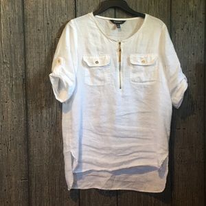 White ELLEN TRACY top size: small